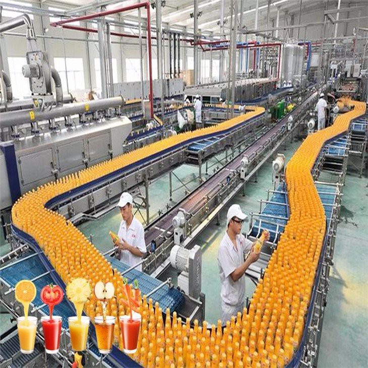 Large juice production factory