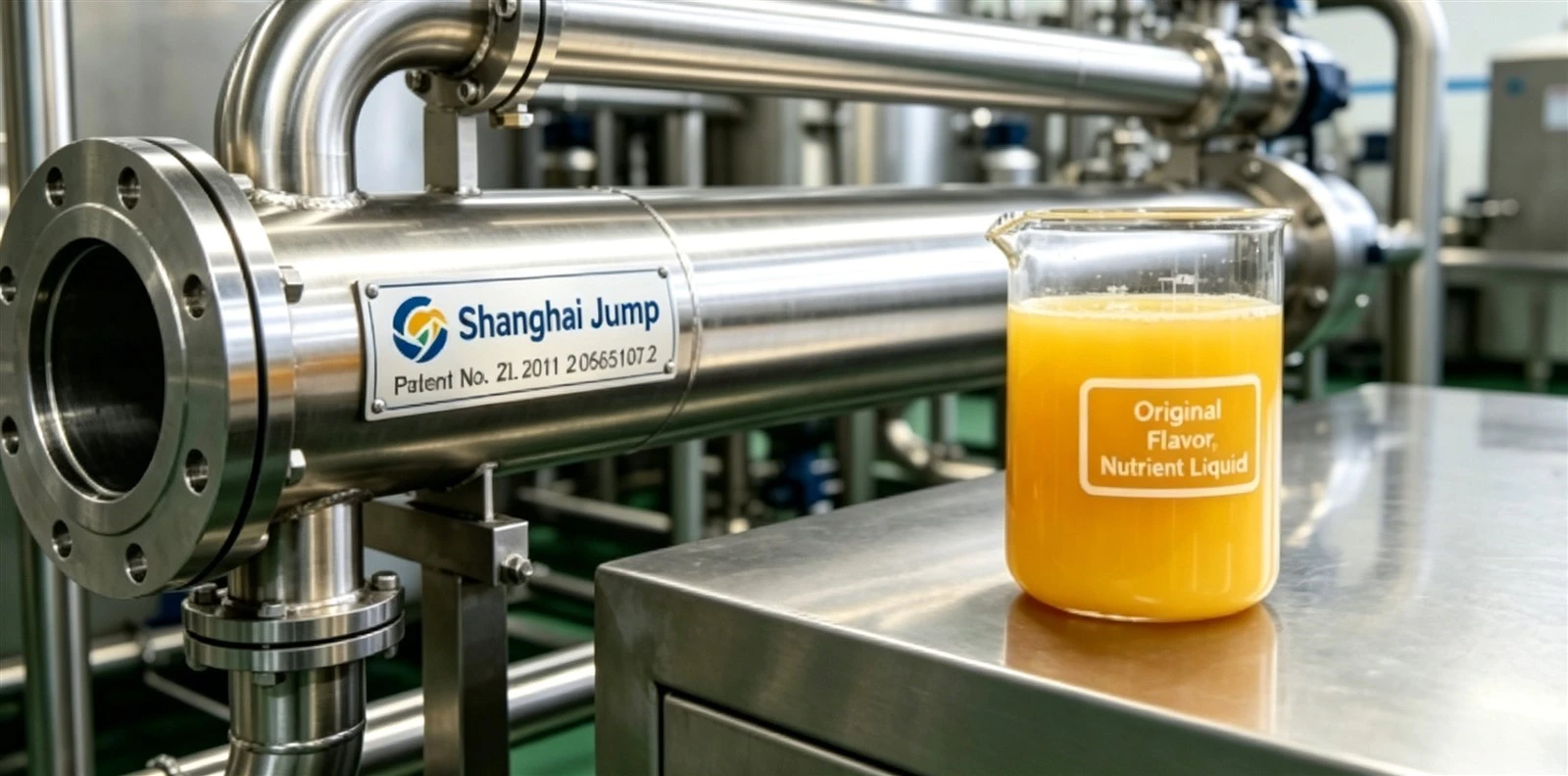 Patented Heat Exchanger | Preserve Juice Original Flavor & Nutrients